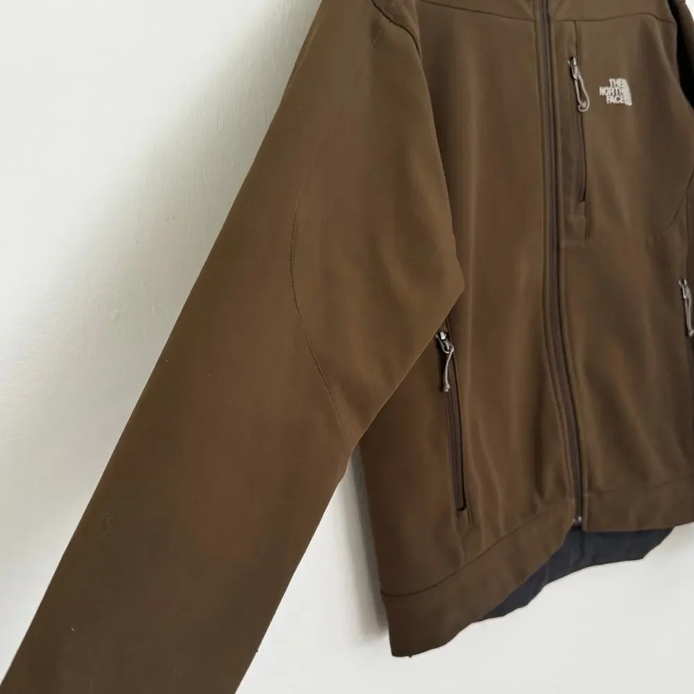 The North Face Apex Bionic Jacket in Chocolate Brown